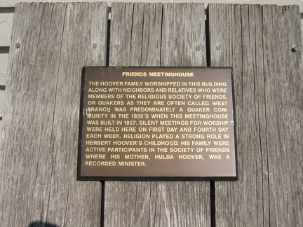 Friends Meetinghouse Sign